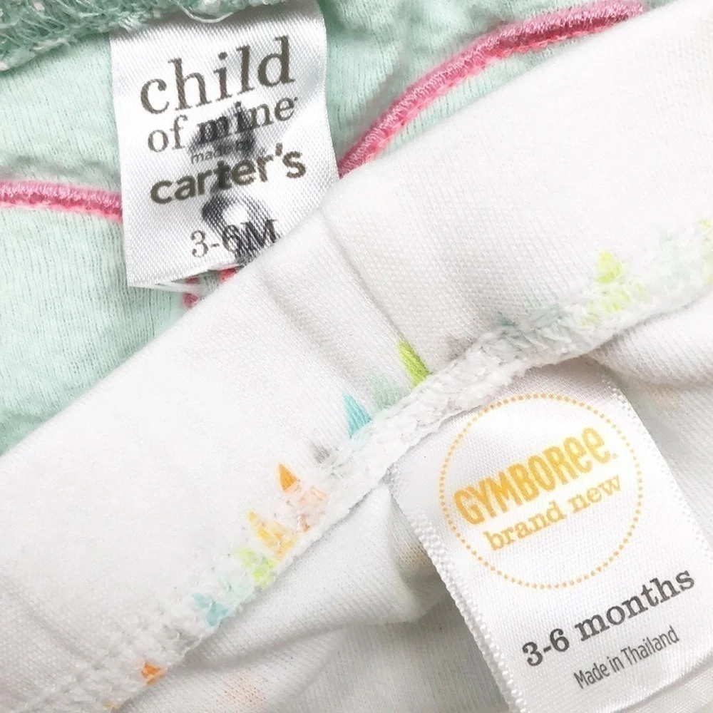 Gymboree & Carter's printed baby girl leggings